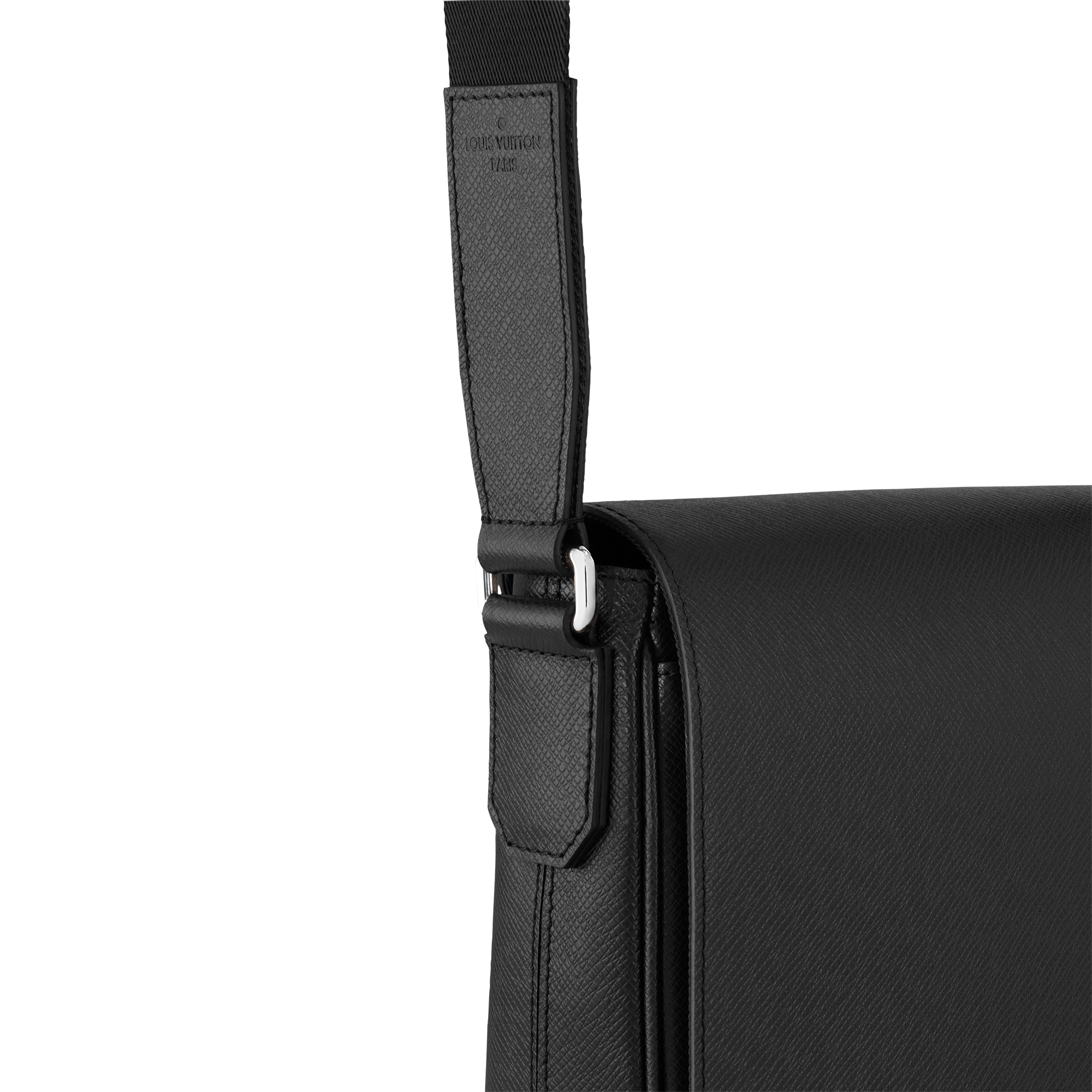 District PM Messenger Bag - Luxury Taiga Leather Black | LOUIS VUITTON